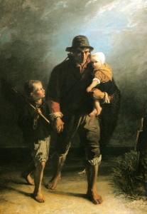 Josef Israels Langs moeders graf